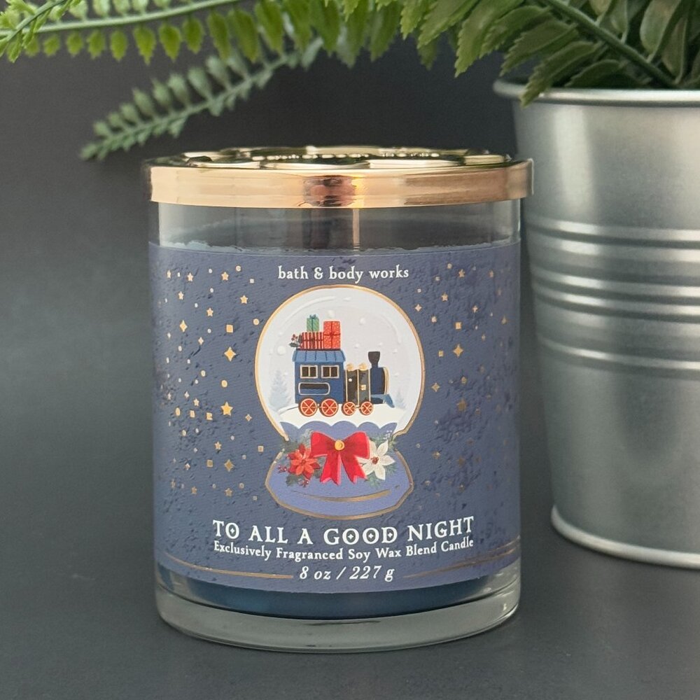 BBW To All A Good Night Bath & Body Works Single Wick Candle